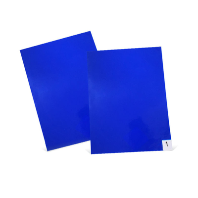 Αποστειρωμένο δωμάτιο 30 μπλε κολλώδους χαλιών στρώματα μεγέθους cOem διαθέσιμου